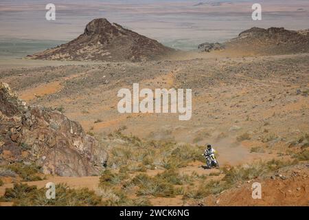 142 SVITKO Stefan (svk), Slovnaft Racing Team, KTM, Motul, Moto, Aktion während der 9. Etappe der Dakar 2024 am 16. Januar 2024 zwischen Hail und Al Ula, Saudi-Arabien - Foto Antonin Vincent / DPPI Stockfoto