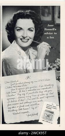 Vintage 'Good Housekeeping' Magazine, Februar 1953, Werbespot, USA Stockfoto