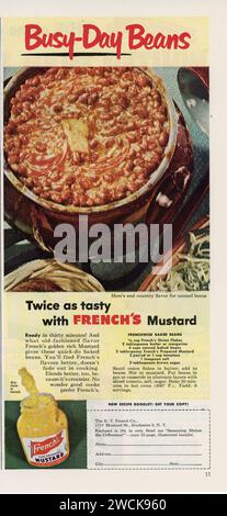 Vintage 'Good Housekeeping' Magazine, Februar 1953, Werbespot, USA Stockfoto