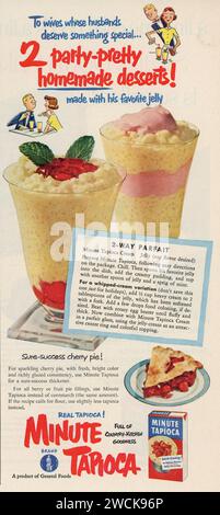 Vintage 'Good Housekeeping' Magazine, Februar 1953, Werbespot, USA Stockfoto