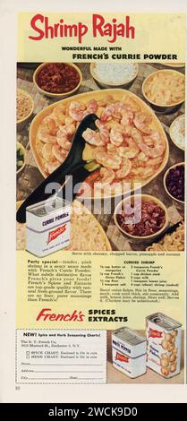 Vintage 'Good Housekeeping' Magazine, Februar 1953, Werbespot, USA Stockfoto
