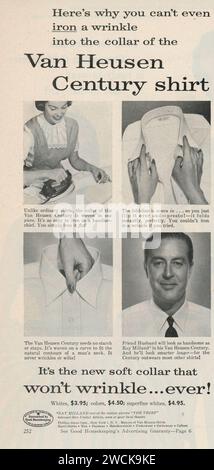 Vintage 'Good Housekeeping' Magazine, Februar 1953, Werbespot, USA Stockfoto