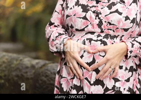Pregancy Bauch Nahaufnahme Stockfoto