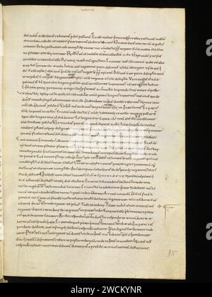 Aarau, Aargauer Kantonsbibliothek, MsMurF 8, f. 95r – Hieronymus, Commentarii in evangelia. Stockfoto