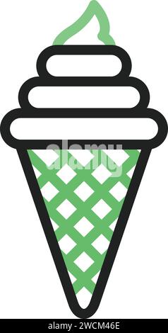 Vektorbild des Icecream-Symbols. Stock Vektor