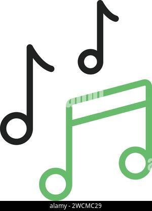 Vektorbild des Symbols „Music Notes“. Stock Vektor