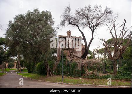 14. Januar 2024: Rom, Italien: Colle Oppio. © Andrea Sabbadini Stockfoto
