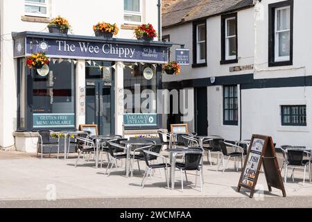 Der Wee Chippy Fish and Chips Shop, Anstruther, Fife, Schottland Stockfoto