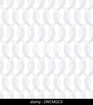 Das geometrische Muster von Blättern. Nahtloser Vektorhintergrund. Graue und weiße Textur Stock Vektor