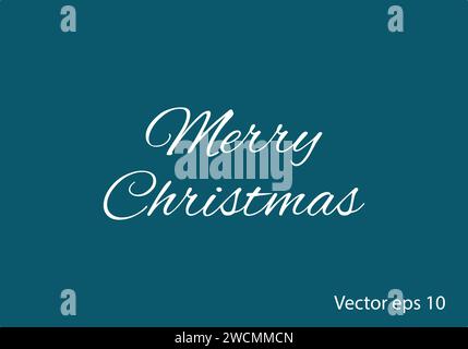 Frohe Weihnachten mit stilvollem Textabbildung Stock Vektor