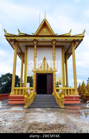 Buddhistischer Tempel in Colombo, Sri Lanka. Außenansicht des Cambodian Buddhist Students Centre Stockfoto