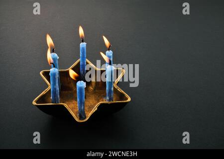 Internationaler Holocaust-Gedenktag Hintergrund Stockfoto