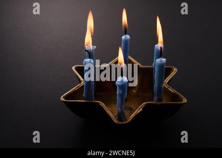 Internationaler Holocaust-Gedenktag Hintergrund Stockfoto
