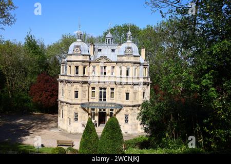 Das Schloss Monte-Cristo ist ein Museum des Schriftstellerhauses in Le Port-Marly im Département Yvelines in Nordfrankreich Stockfoto