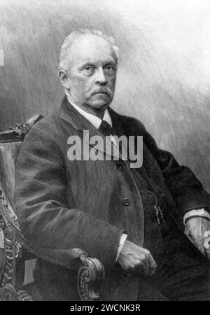 Hermann von Helmholtz, Hermann Ludwig Ferdinand von Helmholtz (1821-1894) Deutscher Physiker Stockfoto