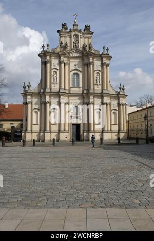 Besuchskirche, Altstadt, Warschau, Polen Stockfoto