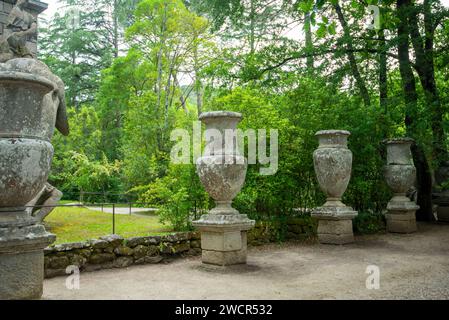 Park von Sacro Bosco - Italien Stockfoto