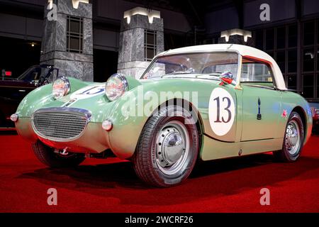 Philadelphia, PA, USA 17. Jan. 2024 1960 Austin Healey Sprite Mark 1 Konvetible auf der Philadelphia Auto Show - Photo Credit, Don Mennig Alamy Live News Stockfoto