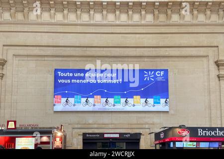 Bordeaux , Frankreich - 01 14 2024 : compagnie fiduciaire Textlogo und Markenzeichen des französischen Kabinetts für Wirtschaftsprüfer Stockfoto