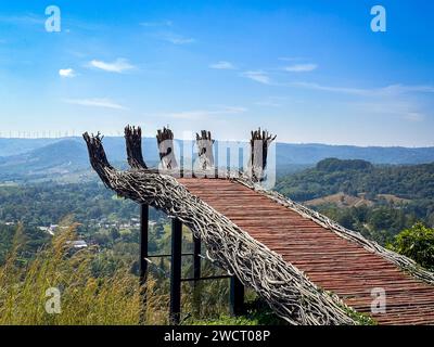 Phukaew Peak und Fotostandorte in Phetchabun, Thailand Stockfoto