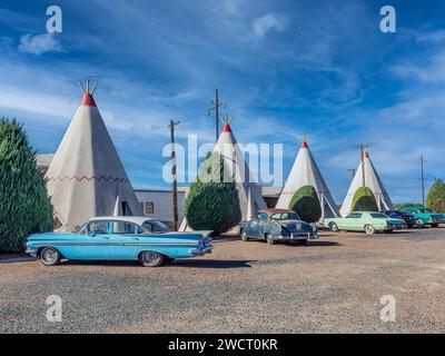 Wigwam Motel in Holbrook Arizona, USA Stockfoto