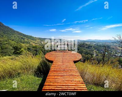 Phukaew Peak und Fotostandorte in Phetchabun, Thailand Stockfoto