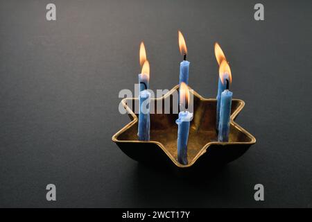 Internationaler Holocaust-Gedenktag Hintergrund Stockfoto