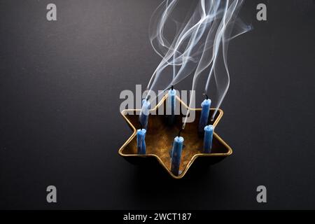 Internationaler Holocaust-Gedenktag Hintergrund Stockfoto