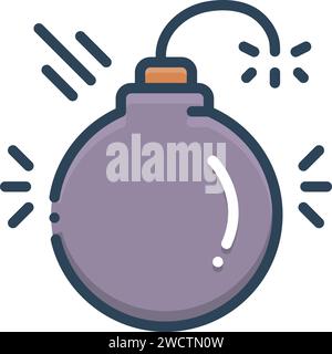 Symbol für störende, schädliche Stock Vektor