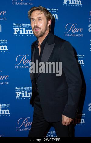 Ryan Gosling bei der 16. Verleihung des Kirk Douglas Award for Excellence in Film auf dem 39. Santa Barbara International Film Festival im Hotel Ritz-Carlton Bacara. Santa Barbara, 13.01.2024 *** Ryan Gosling beim 16. Kirk Douglas Award for Excellence in Film beim Santa Barbara International Film Festival 39 im Hotel Ritz Carlton Bacara Santa Barbara, 13 01 2024 Foto:XC.xVanxWagonerx/xFuturexImagex gosling 4112 Stockfoto