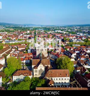 Deutschland, Baden Württemberg, Bodensee, Konstanz, Münster, (Luftaufnahme) Stockfoto