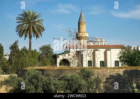 Bayraktar-Moschee in Nikosia. Zypern Stockfoto