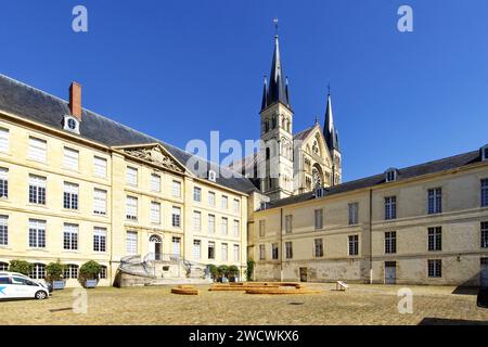 Frankreich, Marne, Reims, St. Remi Basilika und Museum, von der UNESCO zum Weltkulturerbe erklärt Stockfoto