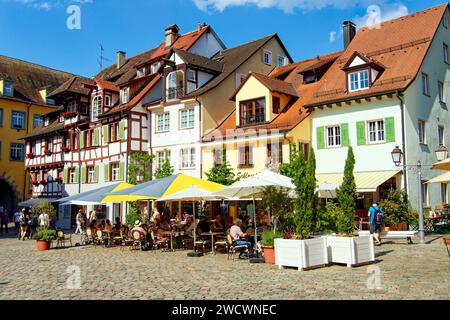 Deutschland, Baden Württemberg, Bodensee (Bodensee), Meersburg, Schlossplatz (Schlossplatz) Stockfoto