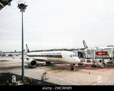 Flughafen Singapur, Changi Stockfoto