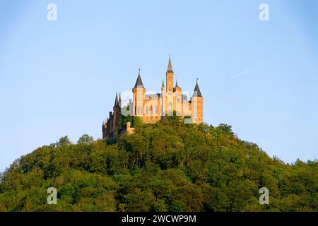 Deutschland, Baden-Württemberg, Schwaben, Zollernalb, Burg Hohenzollern Stockfoto