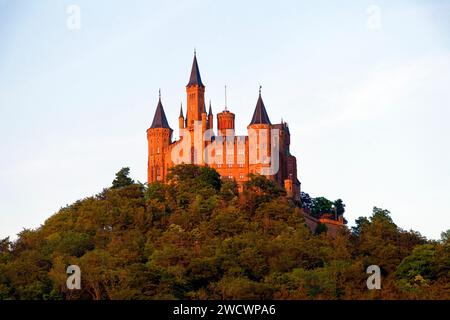 Deutschland, Baden-Württemberg, Schwaben, Zollernalb, Burg Hohenzollern Stockfoto