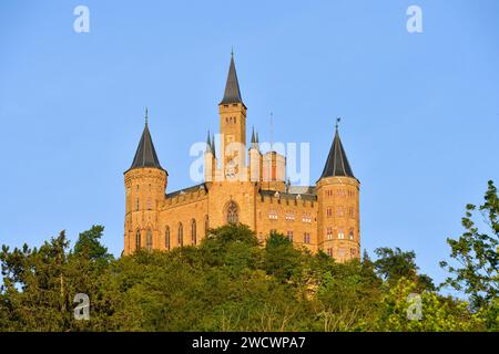 Deutschland, Baden-Württemberg, Schwaben, Zollernalb, Burg Hohenzollern Stockfoto