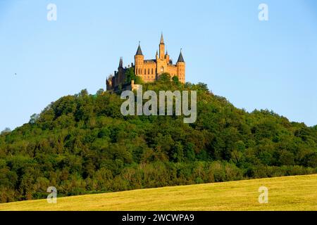 Deutschland, Baden-Württemberg, Schwaben, Zollernalb, Burg Hohenzollern Stockfoto