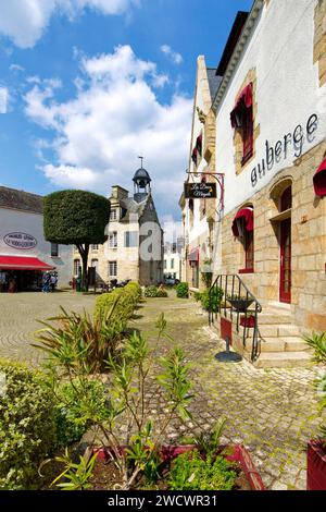 Frankreich, Morbihan, La Roche Bernard, Place du Bouffay Stockfoto