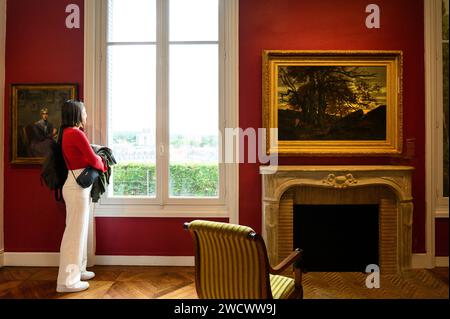 Frankreich, Val d'Oise, Pontoise, Pissarro Museum (Modellveröffentlichung OK) Stockfoto