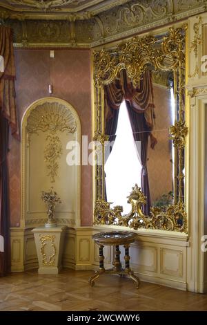 Herbst Schlossmuseum in Lodz. Polen Stockfoto