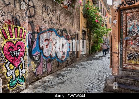 Italien, Latium, Rom, das Viertel Trastevere Stockfoto