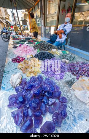 Thailand, Chanthaburi, der Edelsteinmarkt, einer der wichtigsten in Südostasien Stockfoto