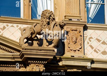 Frankreich, Bas Rhin, Straßburg, Altstadt, die von der UNESCO zum Weltkulturerbe erklärt wurde, Place Gutenberg, Industrie- und Handelskammer Stockfoto
