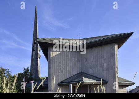 Frankreich, Meurthe-et-Moselle, Kirche Saint-Rémy de Baccarat Stockfoto