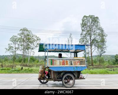 Kambodscha, Sihanoukville, Händler Stockfoto