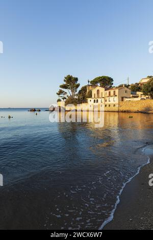 Frankreich, Var, Carqueiranne, Pradon Beach Stockfoto