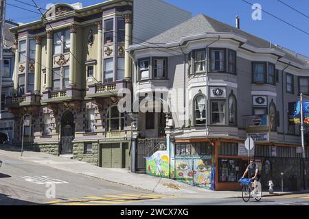USA, Kalifornien, San Francisco, Haight Ashbury District Stockfoto