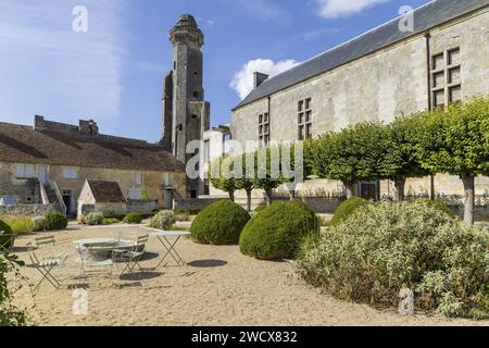 Frankreich, Indre et Loire, Le Grand-Pressigny, Grand-Pressigny-Schloss, Grand-Pressigny-Prähistorienmuseum Stockfoto